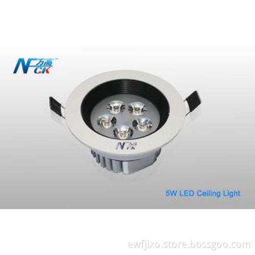 High CRI 5w AC 120volt LED Recessed Ceiling Lights , 50HZ /